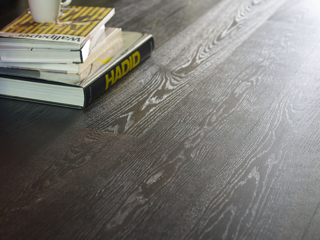 Textured Oak Flooring - Waxed Floors
